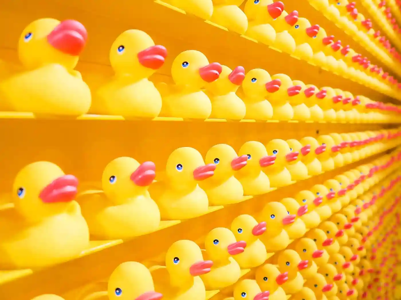 Mass production line of rubber toys